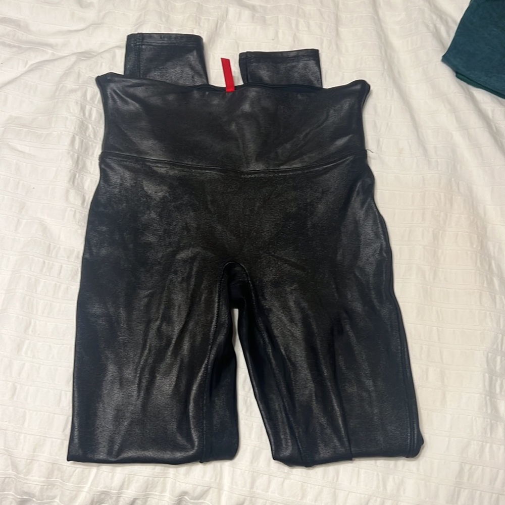 Spanx Faux Leather Leggings